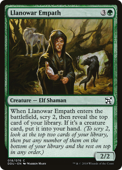 Llanowar Empath [Duel Decks: Elves vs. Inventors]-1