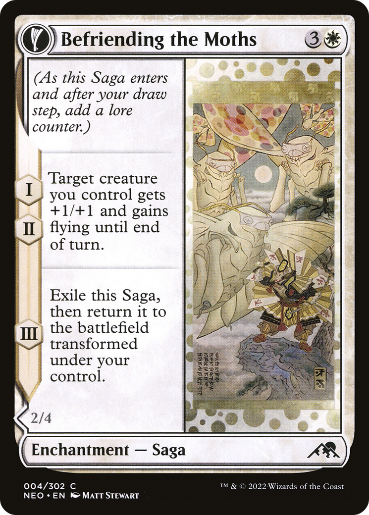 Befriending the Moths // Imperial Moth [Kamigawa: Neon Dynasty]-3