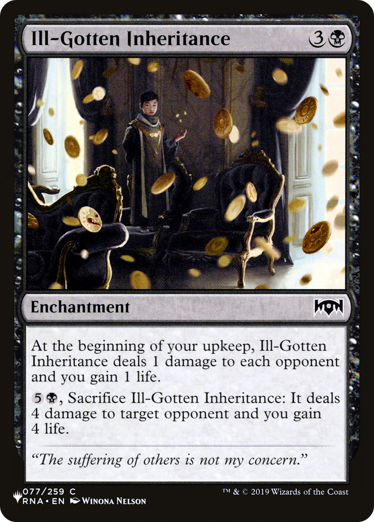 Ill-Gotten Inheritance [The List]-1