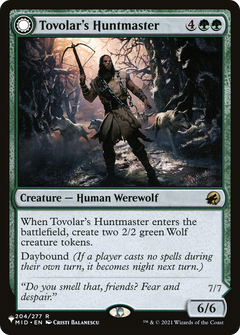 Tovolar's Huntmaster // Tovolar's Packleader [Secret Lair: From Cute to Brute]-1