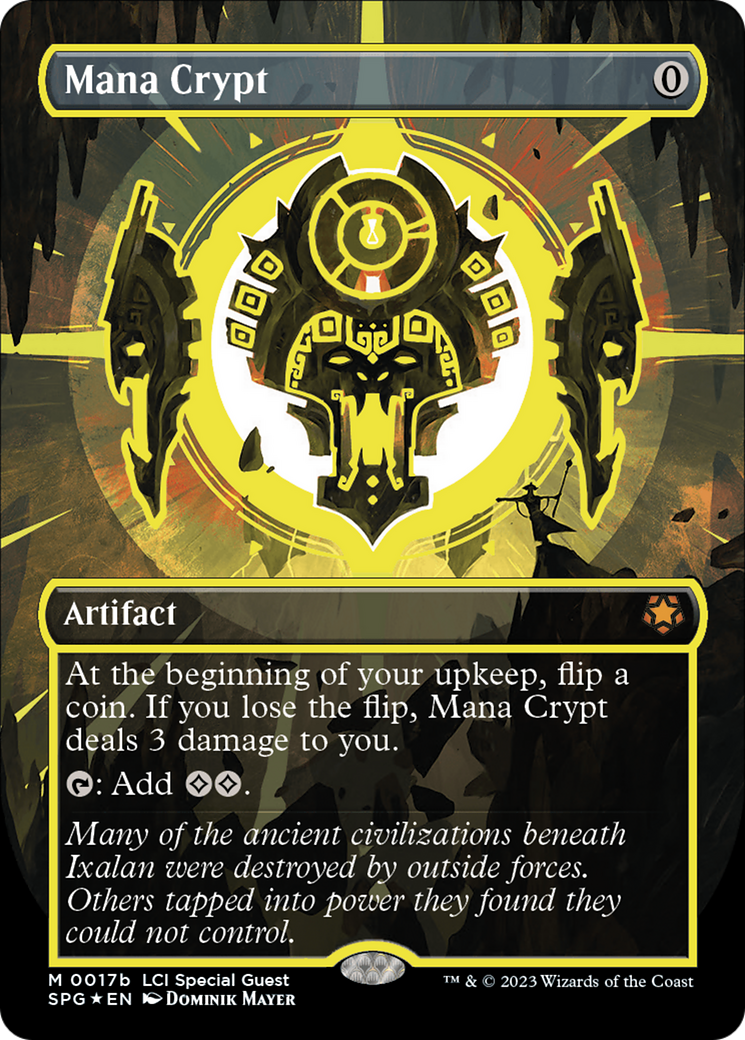 Mana Crypt (0017b) (Borderless) [The Lost Caverns of Ixalan Special Guests]-1