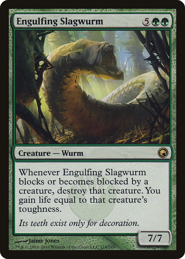 Engulfing Slagwurm [Scars of Mirrodin]-1