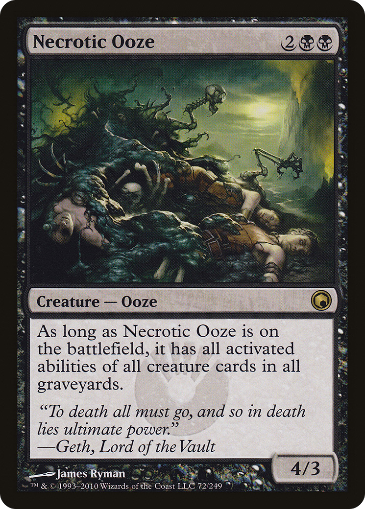 Necrotic Ooze [Scars of Mirrodin]-1