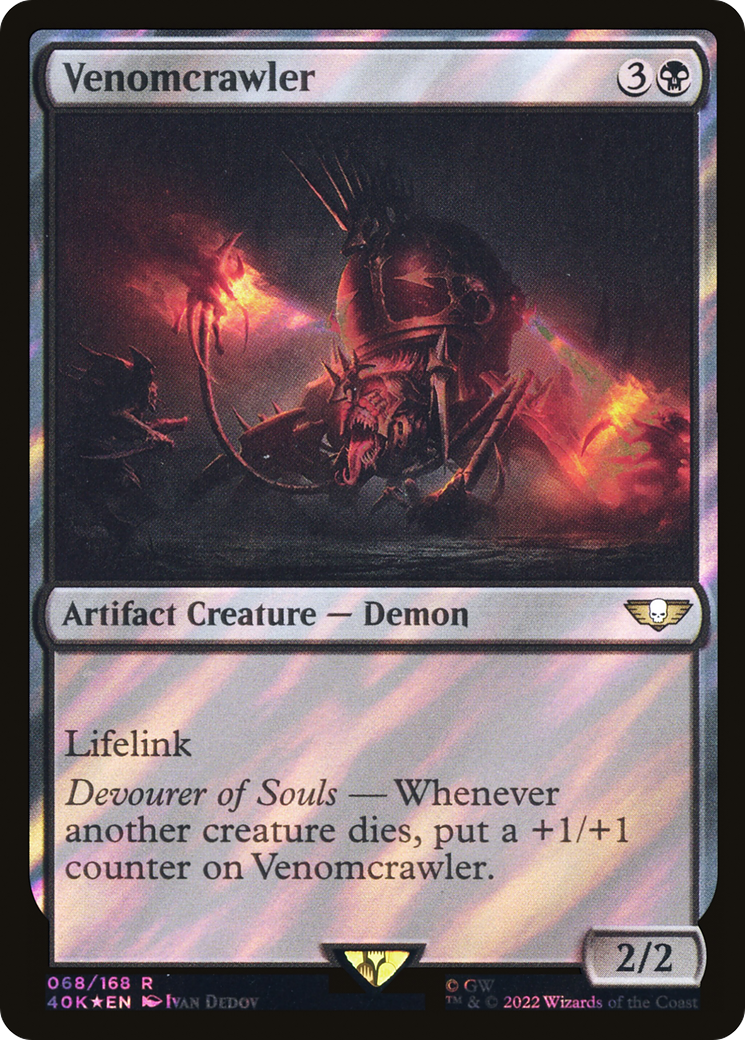Venomcrawler (Surge Foil) (40K-068) - Warhammer 40,000 Commander Foil-1