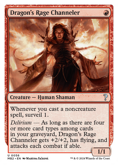 Dragon's Rage Channeler (White Border) [Mystery Booster 2]-1