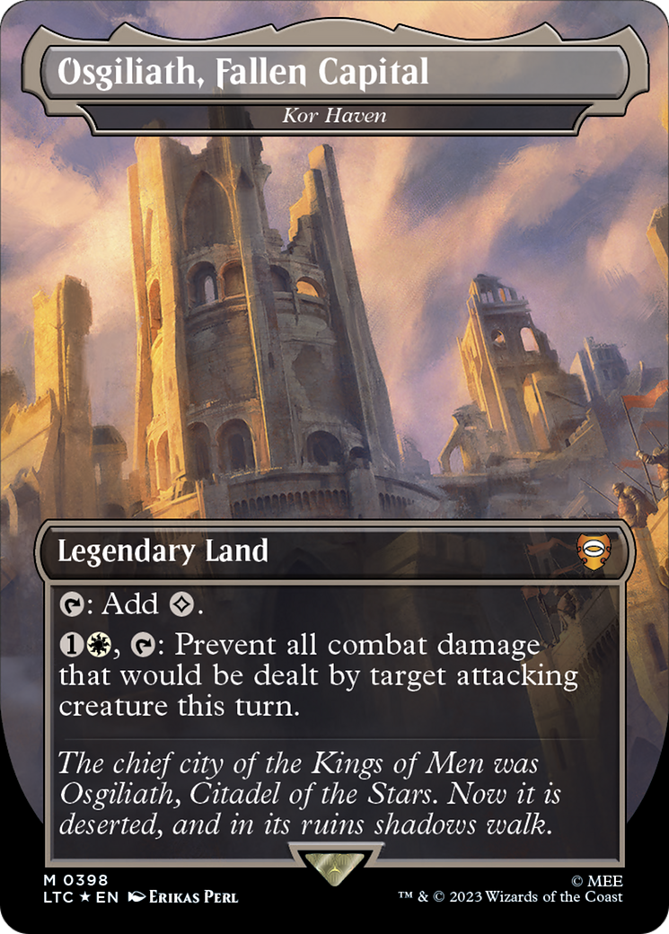 Osgiliath, Fallen Capital - Kor Haven (Surge Foil Realms and Relics) [The Lord of the Rings: Tales of Middle-Earth Commander]-1