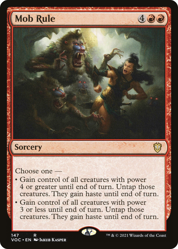 Mob Rule [Innistrad: Crimson Vow Commander]-1