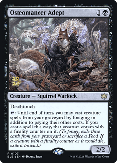 Osteomancer Adept [Bloomburrow Prerelease Promos]-1