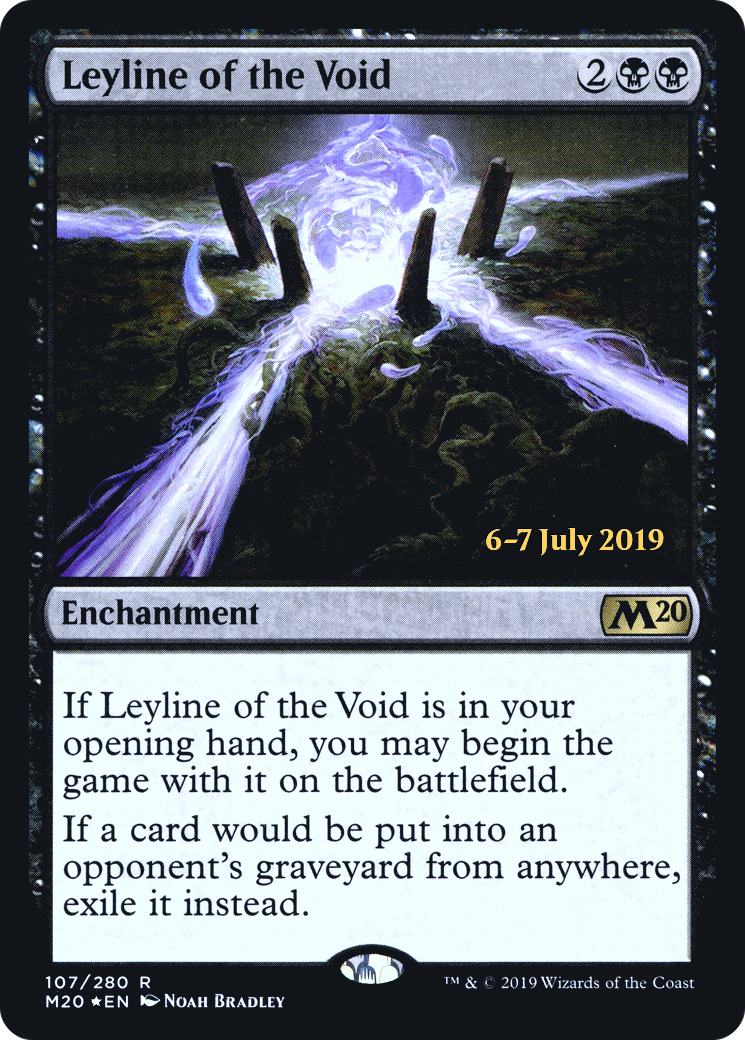 Leyline of the Void [Core Set 2020 Prerelease Promos]-1