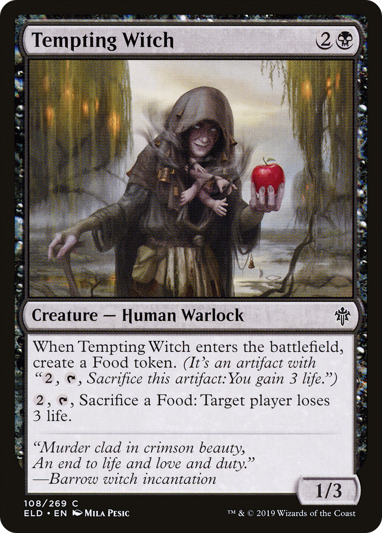 Tempting Witch [Throne of Eldraine]-1