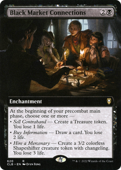 Black Market Connections (Extended Art) [Commander Legends: Battle for Baldur's Gate]-1