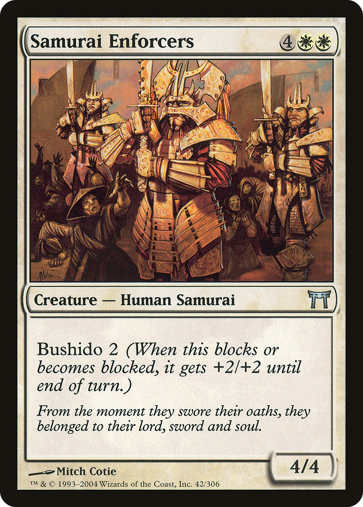 Samurai Enforcers [Champions of Kamigawa]-1