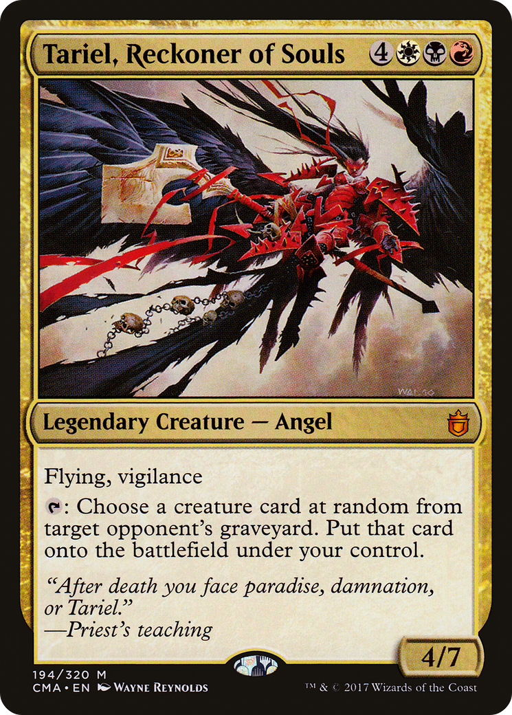 Tariel, Reckoner of Souls [Commander Anthology]-1