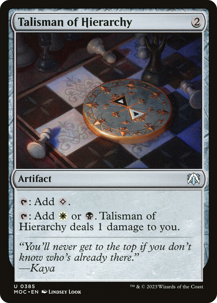 Talisman of Hierarchy [March of the Machine Commander]-1