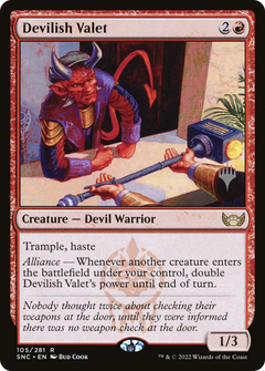 Devilish Valet (Promo Pack) [Streets of New Capenna Promos]-1