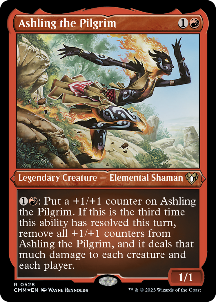 Ashling the Pilgrim (CMM-528) - Commander Masters Etched Foil-1