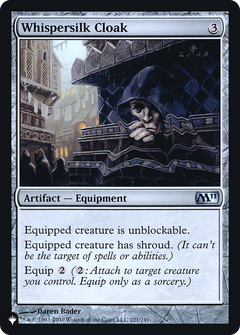 Whispersilk Cloak (M11) (LIST-221) - The List Foil-1