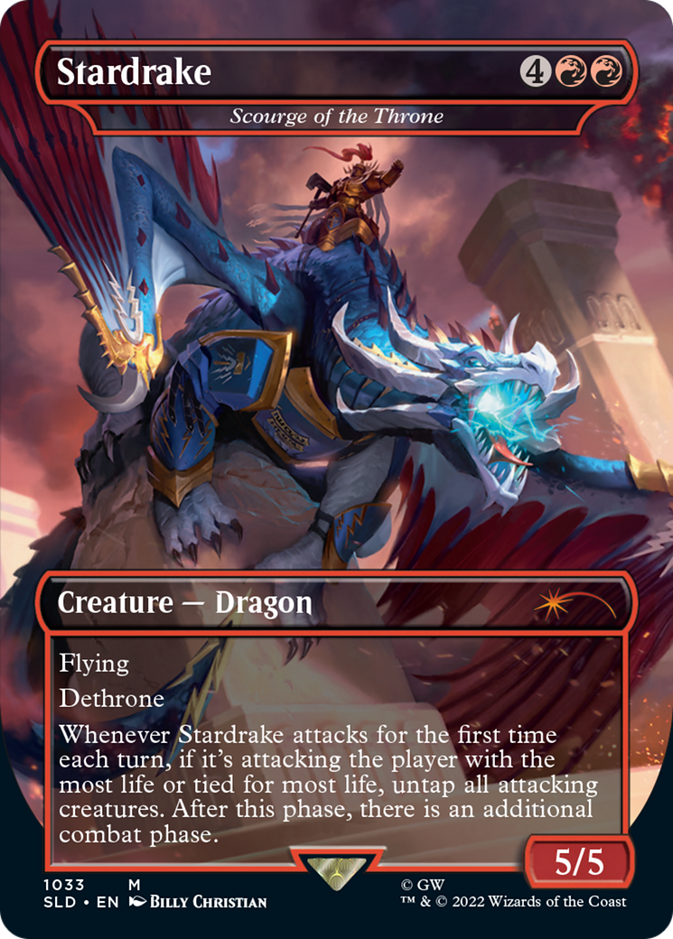 Stardrake - Scourge of the Throne (Borderless) [Secret Lair Drop Series]-1