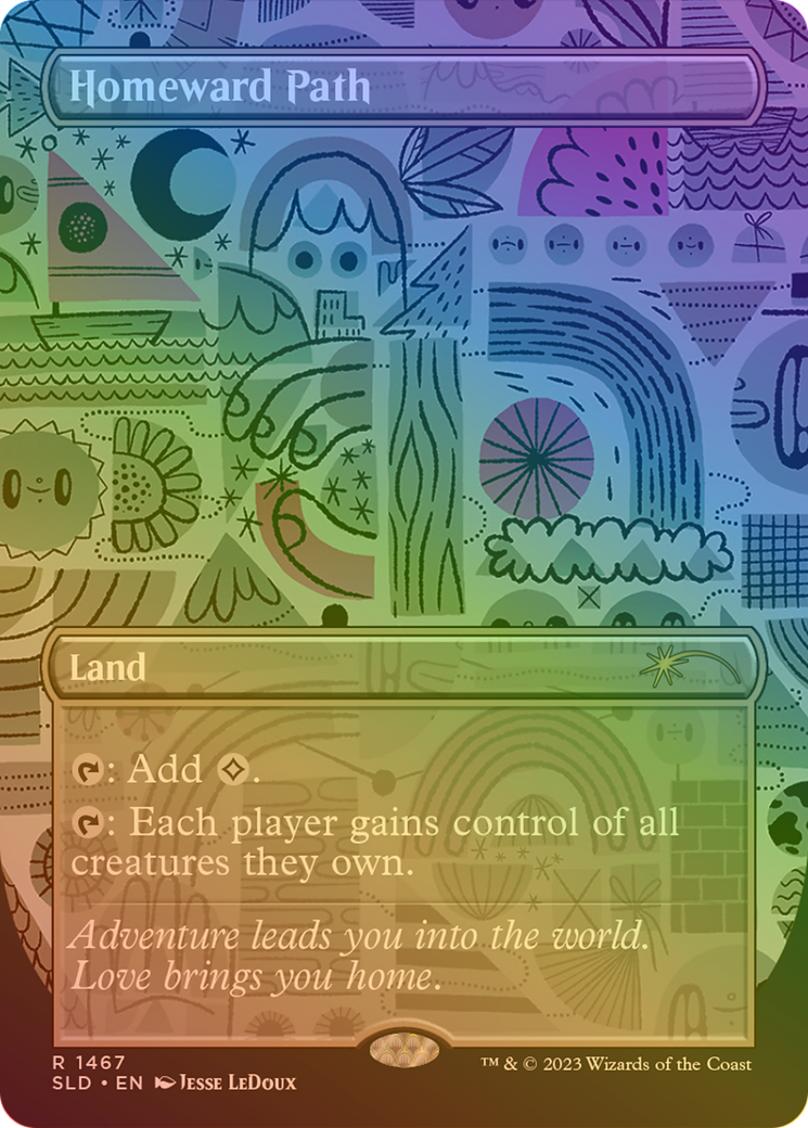 Homeward Path (Rainbow Foil) [Secret Lair Drop Series]-1