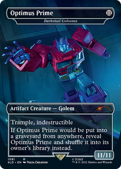 Darksteel Colossus - Optimus Prime (Borderless) [Secret Lair Drop Series]-5