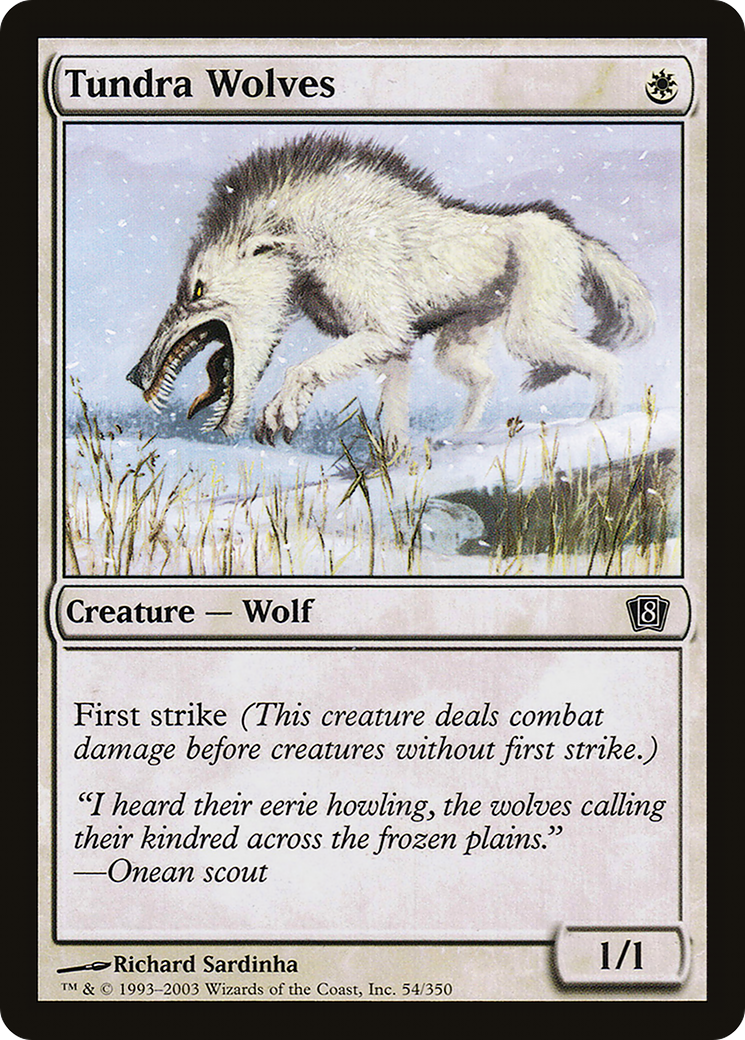 Tundra Wolves (8ED-054) - 8th Edition-1