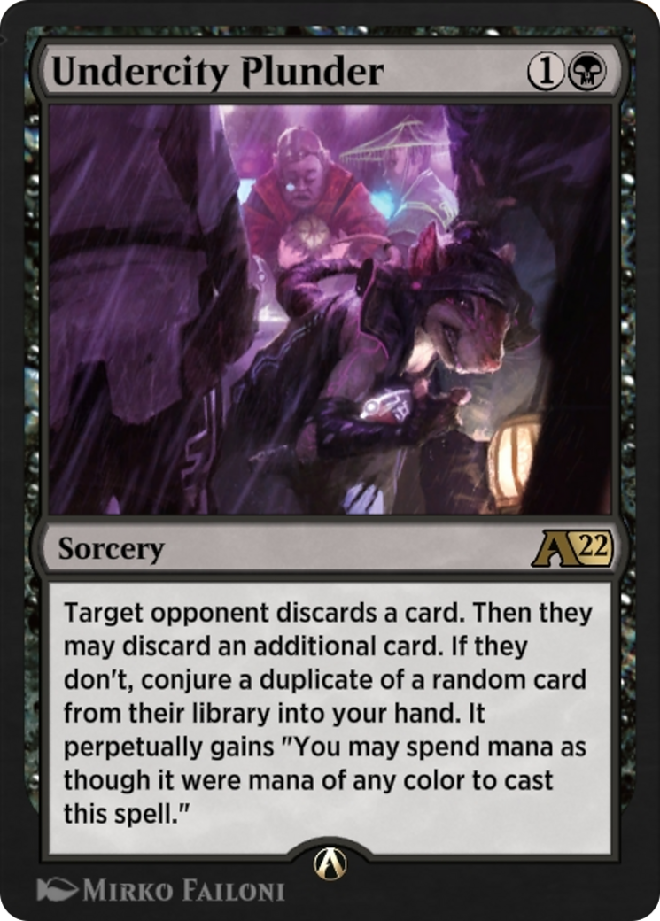 Undercity Plunder (YNEO-015) - Alchemy: Kamigawa-1