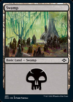 Swamp (485) (Foil Etched) [Modern Horizons 2]-1