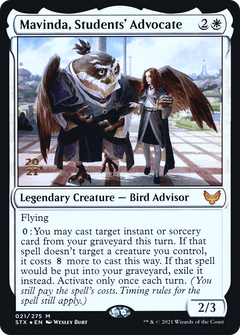 Mavinda, Students' Advocate [Strixhaven: School of Mages Prerelease Promos]-1