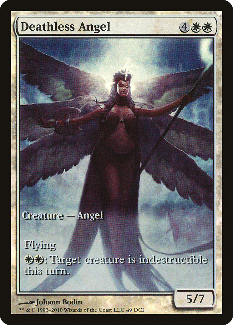 Deathless Angel (Game Day) (Extended Art) [Rise of the Eldrazi Promos]-1