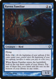 Raven Familiar [Commander 2013]-1