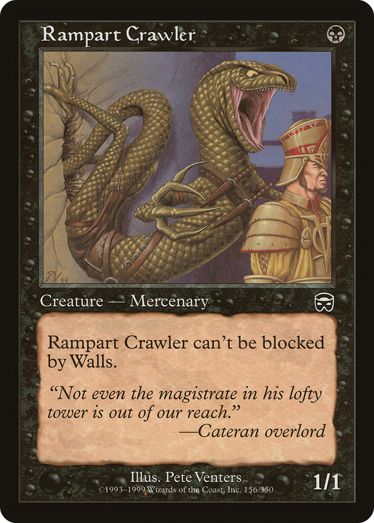 Rampart Crawler [Mercadian Masques]-1