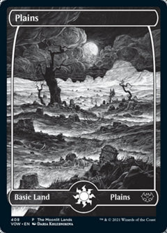Plains (The Moonlit Lands) (Foil Etched) [Innistrad: Crimson Vow Promos]-1