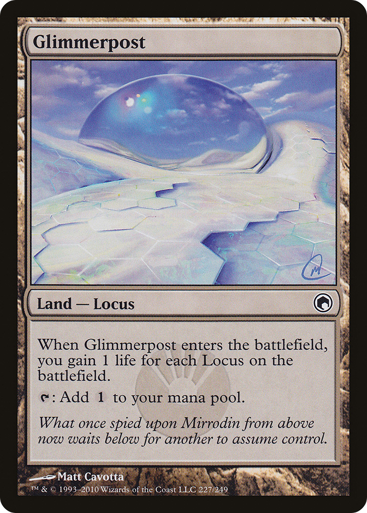 Glimmerpost [Scars of Mirrodin]-1