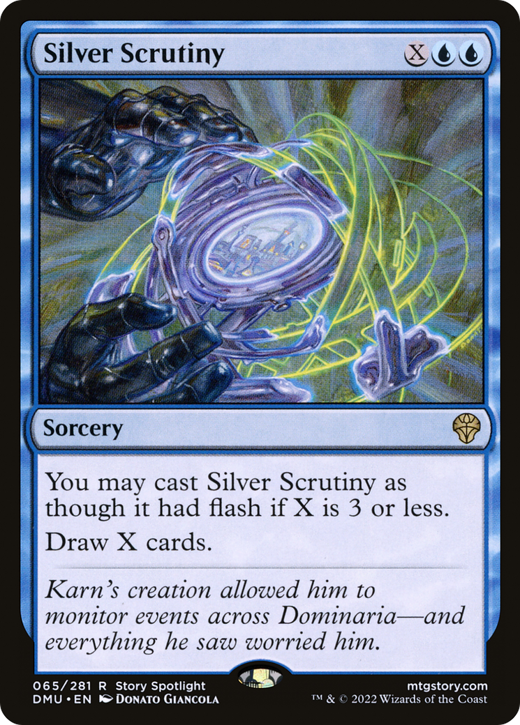 Silver Scrutiny [Dominaria United]-1
