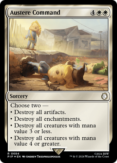 Austere Command (Surge Foil) [Fallout]-1