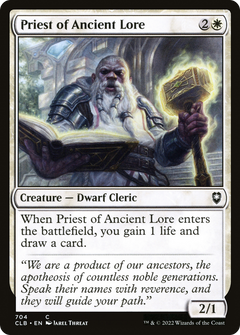 Priest of Ancient Lore [Commander Legends: Battle for Baldur's Gate]-1