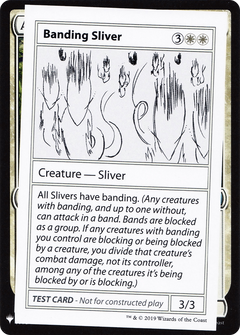 Banding Sliver [Mystery Booster Playtest Cards]-1