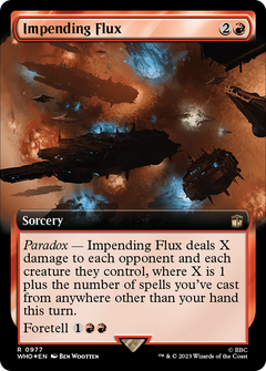 Impending Flux (Extended Art) (Surge Foil) [Doctor Who]-1