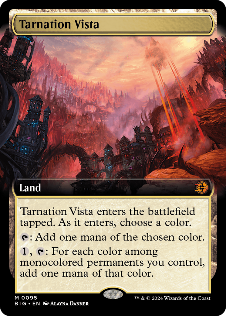 Tarnation Vista (Extended Art) [Outlaws of Thunder Junction: The Big Score]-1