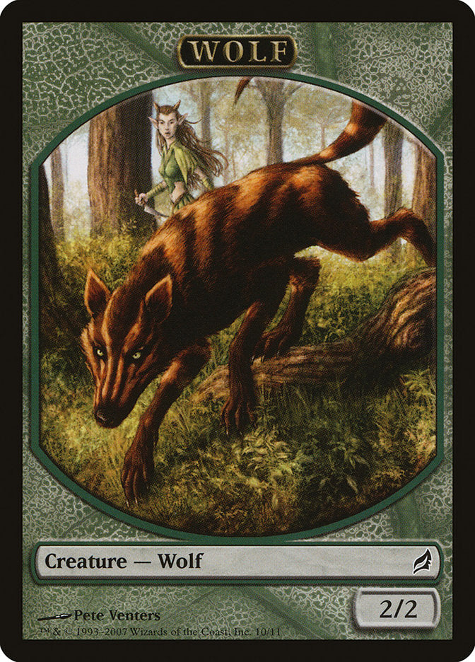 Wolf Token [Lorwyn Tokens]-1