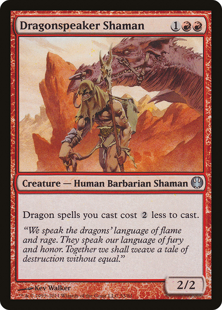 Dragonspeaker Shaman [Duel Decks: Knights vs. Dragons]-1