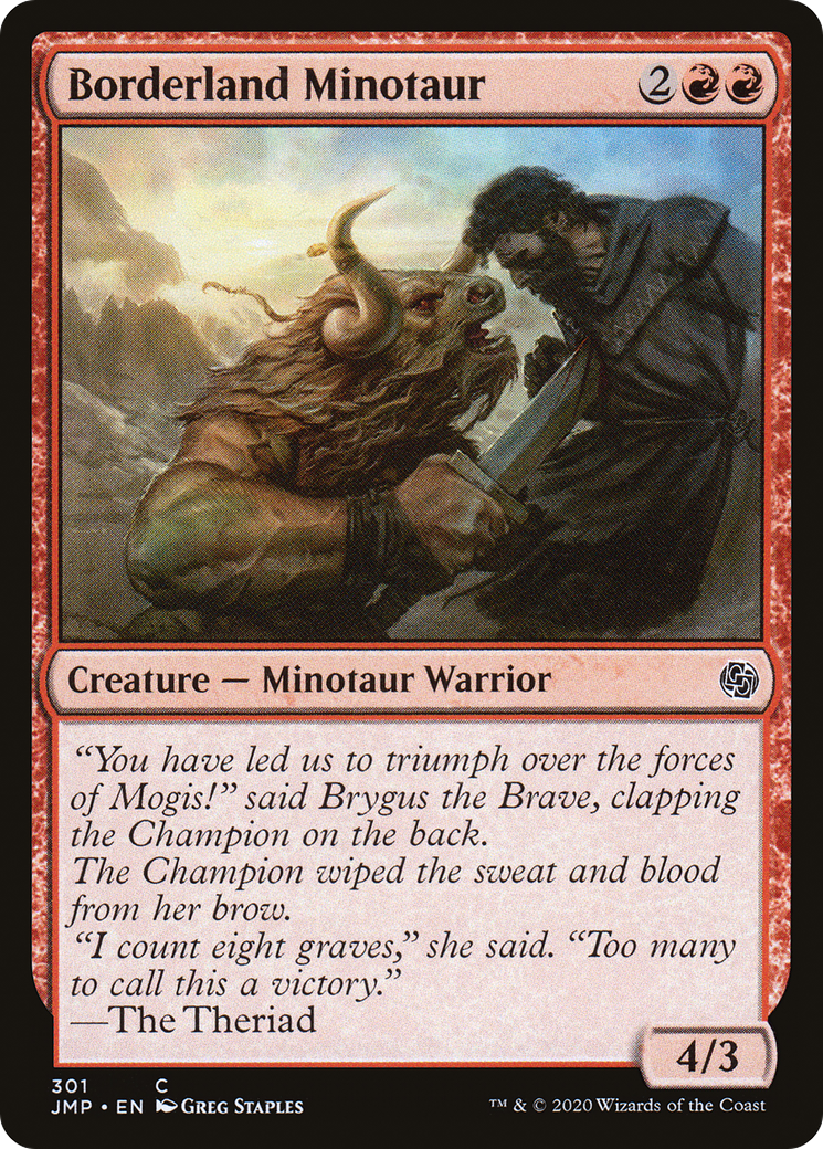 Borderland Minotaur [Jumpstart]-1