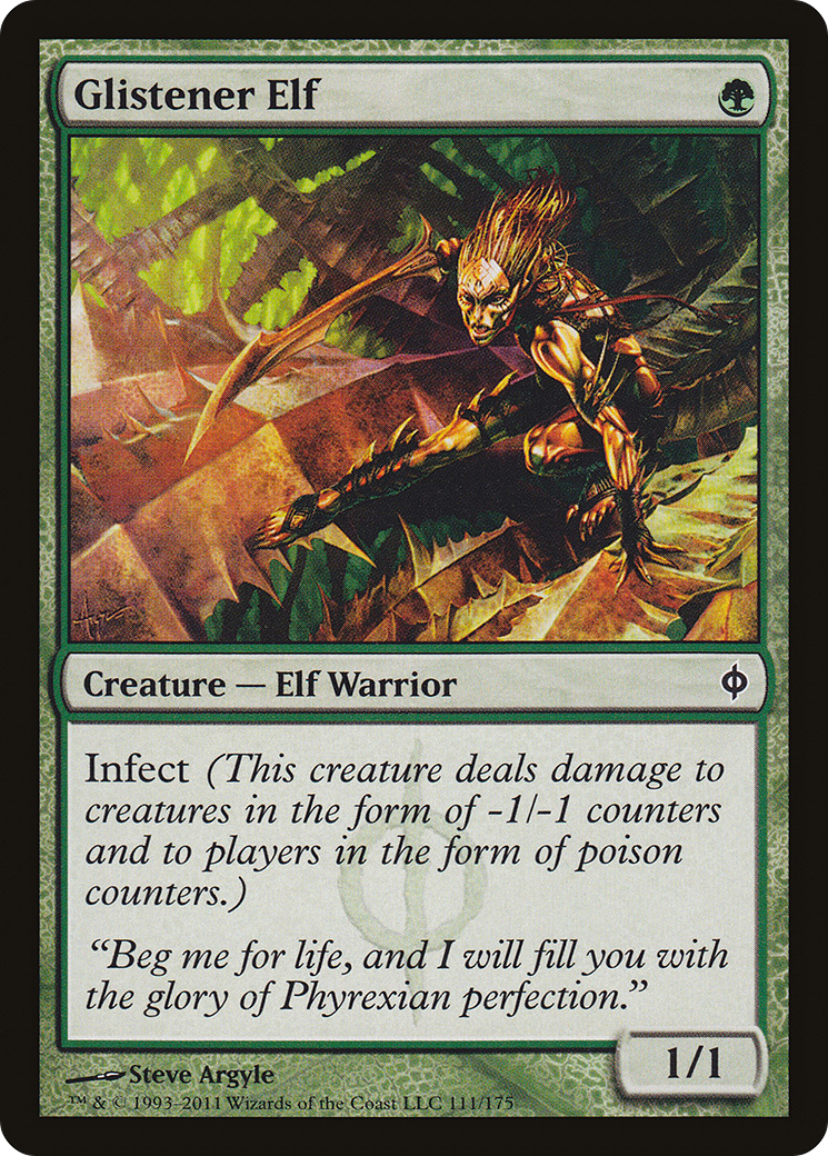 Glistener Elf [New Phyrexia]-1