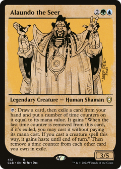 Alaundo the Seer (Showcase) [Commander Legends: Battle for Baldur's Gate]-1