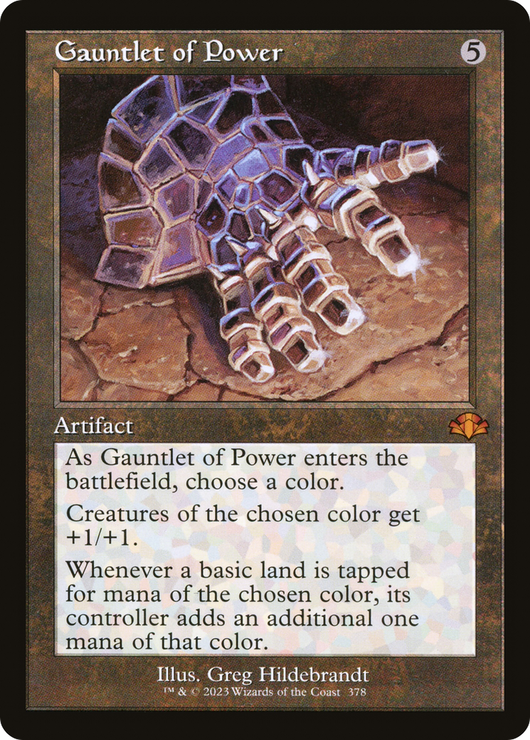 Gauntlet of Power (Retro) [Dominaria Remastered]-1