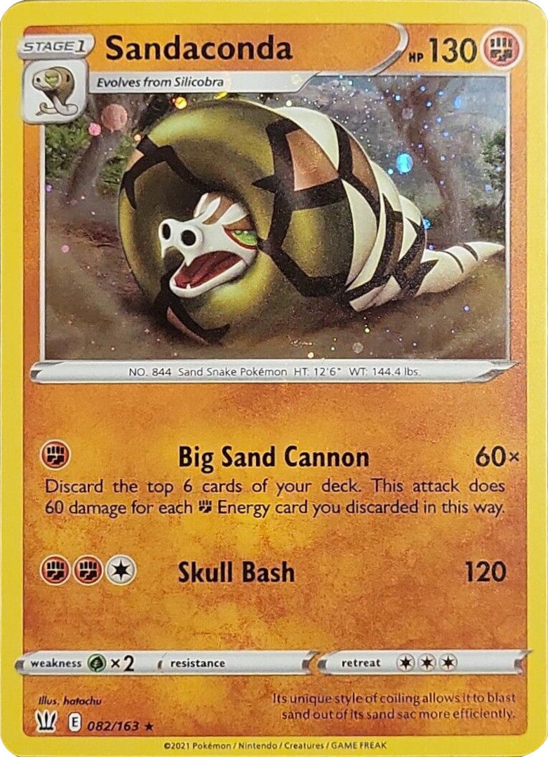 Sandaconda (082/163) (Cosmos Holo) [Sword & Shield: Battle Styles]-1
