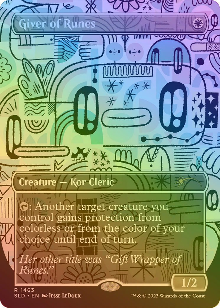 Giver of Runes (Rainbow Foil) [Secret Lair Drop Series]-1
