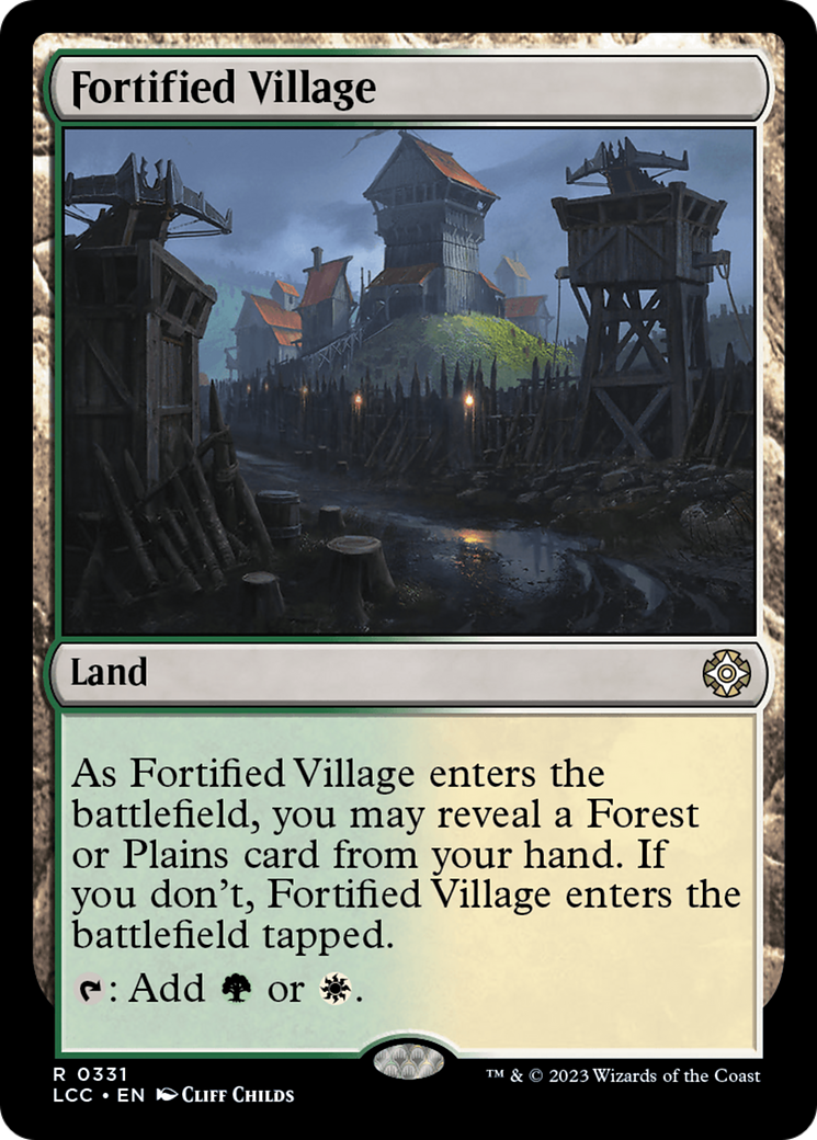 Fortified Village [The Lost Caverns of Ixalan Commander]-1