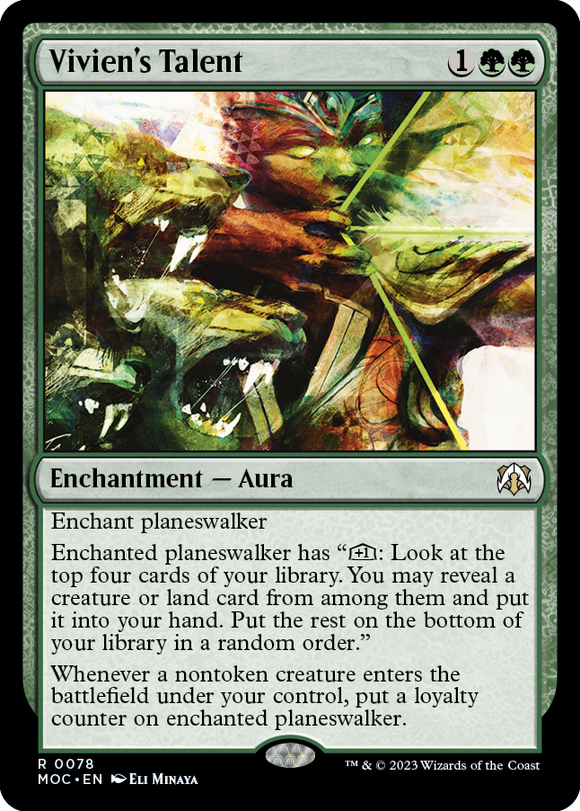 Vivien's Talent [March of the Machine Commander]-1