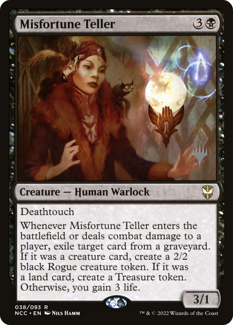 Misfortune Teller (Promo Pack) [Streets of New Capenna Commander Promos]-1